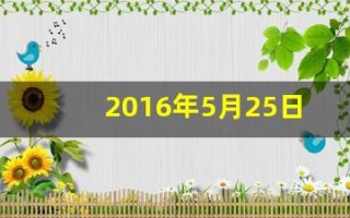 2016年5月25日(2016年5月25日广东省食品安全条例几时执行)