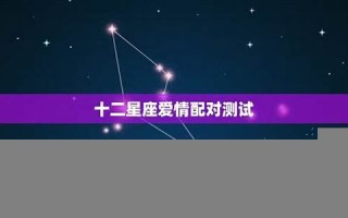 星座爱情(星座爱情运势)