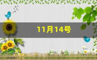 11月14号(11月14日出生的名人)