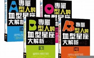 血型星座(肖战血型星座)