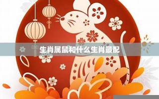 鼠和什么生肖最配(鼠和什么生肖最配财运最佳)